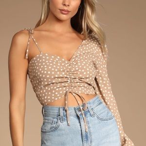 Polka dot top